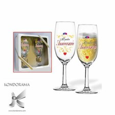 2906-2 COPPIA FLUTE "AL NOSTRO