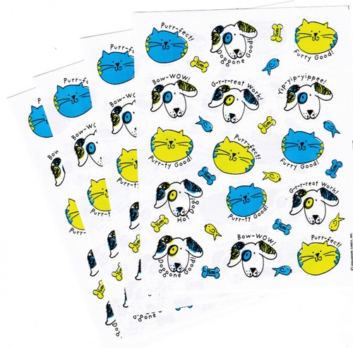 Fogli adesivi hallmark blu - adesivi,