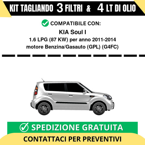 Tagliando per kia soul - tagliando,