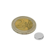 Magnete al neodimio 10 x 2 mm