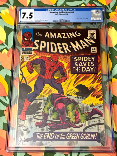Amazing spider man cgc 7 - amazing, 7.5
