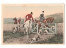 antica cartolina donna uomini