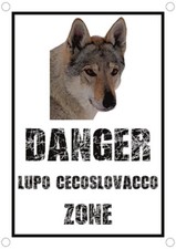 TARGA CARTELLO ATTENTI AL CANE