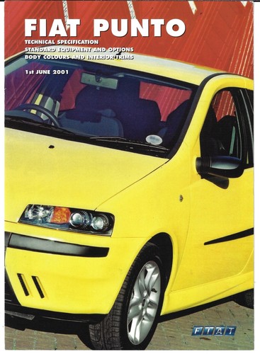Fiat punto specifiche - fiat,