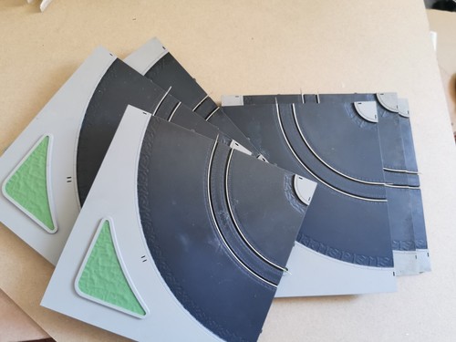 Tratti curve con verde - ,