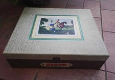 Scatola cassetta cassa STOCK cofanetto in legno per Vino Liquori vecchia antica