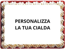 Cialda personalizzata Ostia per Torta con NOME ostie per torte tonda o a4