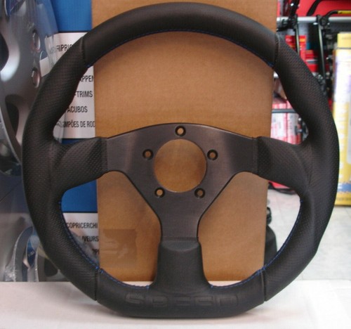 Volante sportivo tuning pelle