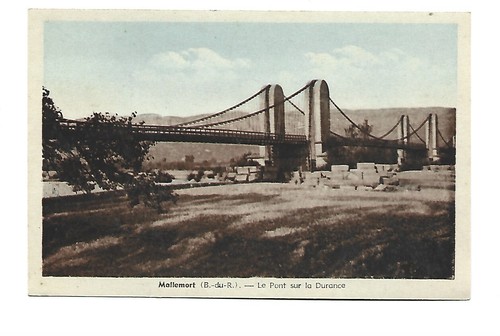 Mallemort pont sur la - ,