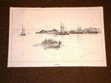 Rarissima veduta di Corfù o