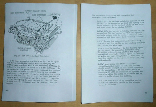 User handbook for radio - handbook,