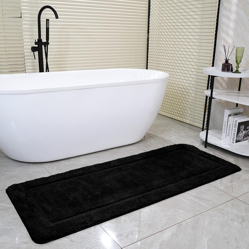 Tappeto bagno nero grande - tappeto,