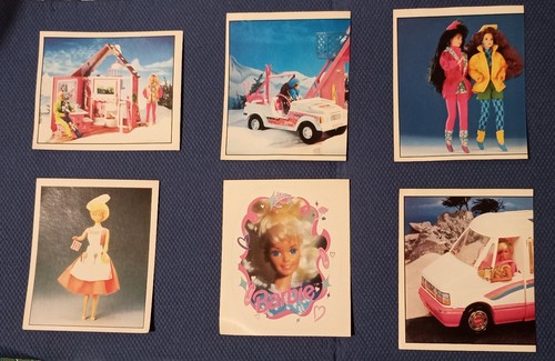 Lotto figurine panini barbie - lotto, 6
