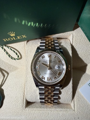 Rolex datejust bicolore - datejust, 36
