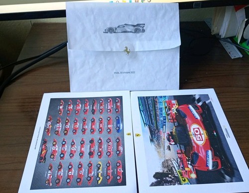 Ferrari 499p card - 499p-card, ufficiale