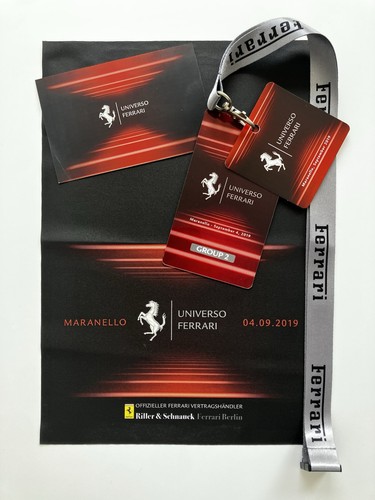 Kit completo ferrari vip set - kit,