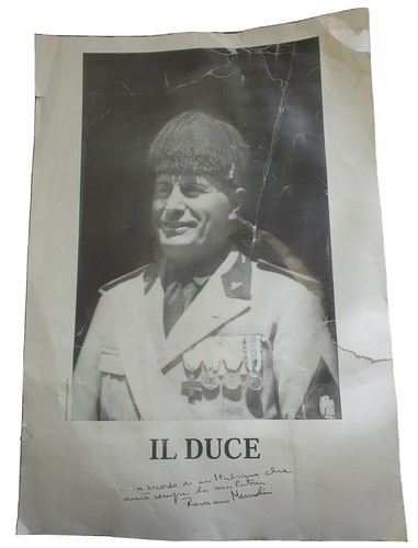 Mussolini foto stampa - mussolini,