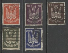 Germany  1923 complete set Air