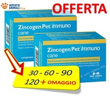 NBF Zincogen Pet IMMUNO CANE → 30 / 60 / 90 / 120  cpr - per Sistema immunitario