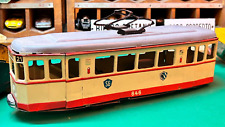 Tram giocattolo in latta a molla SG GUNTHERMANN Germany 30 cm