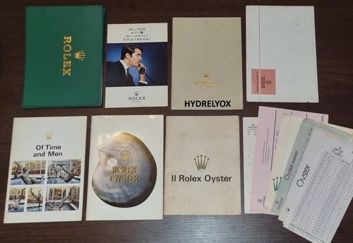 Rolex vintage catalog lot - rolex,