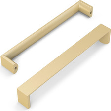 10 Maniglie per Mobili, in Ottone, 160 Mm, Distanza Tra I Fori per Armadi, Cucin