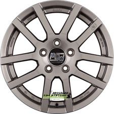 4x MSW MSW 22 grigio argento