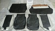Fiat 500L (1968-1972) set fodere sedili in similpelle nera