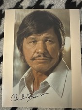 Foto firmata Charles Bronson 8x10