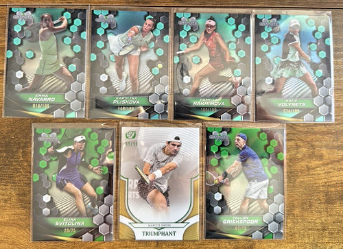 Lotto carte topps tennis - 7,