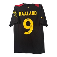 Maglia firmata Erling Haaland ACG MAGLIA ORIGINALE MANCHESTER 22/23 AWAY TREBLE BAS