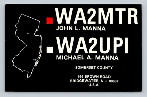 Ham radio qsl wa2mtr wa2upi - radio,