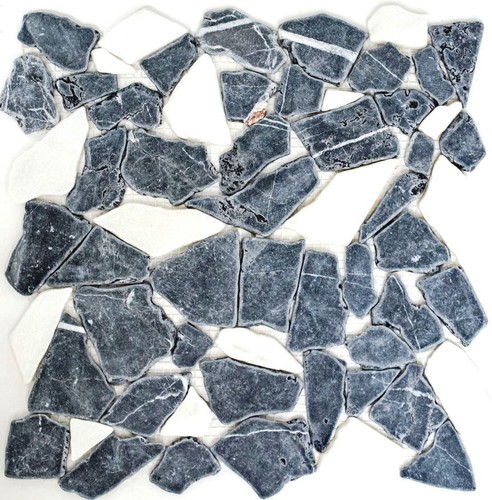 Mosaico marmo nero - mosaico, di
