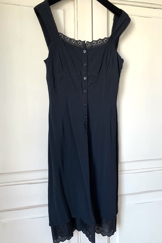 Max summer black dress - black,