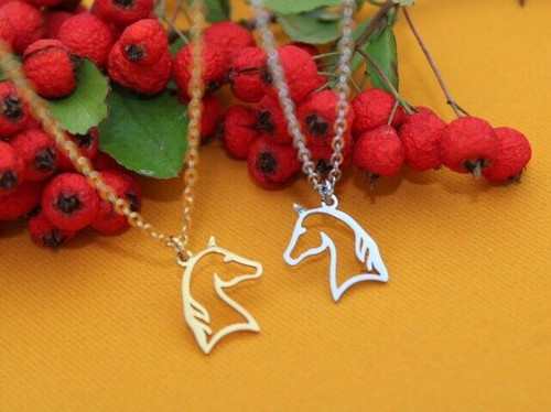 Collana cavallo equitazione - collana,