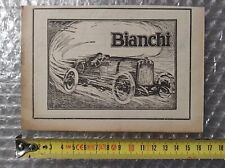 Antica pubblicità 1925 Auto Bianchi Milano DA INCORNICIARE FIV Edoardo Bianchi