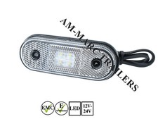 White LED Front Marker Light