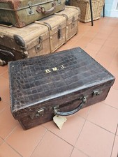 Antica valigia edoardiana in