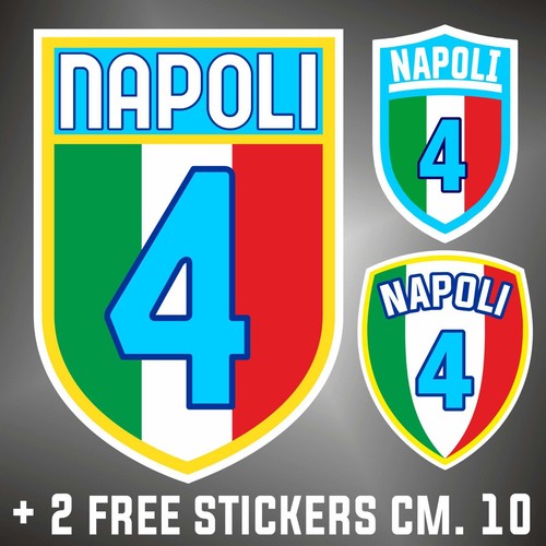 Adesivo scudetto napoli - adesivo, 4