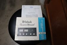 Mcintosh MC2105 Manuale d'uso originale e scheda di garanzia spedizione gratuita