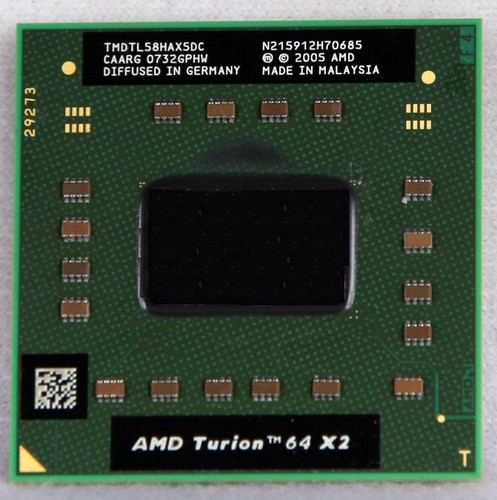 Cpu amd turion tl 58 - x2, tl-58