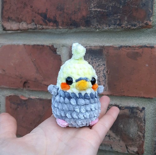 Peluche cacatua all uncinetto - peluche, all'uncinetto