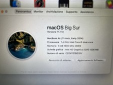 Apple MacBook Pro A1502 Core i5 2.40Ghz 8GB RAM 256GB SSD 2014 11, 1 BIG SUR