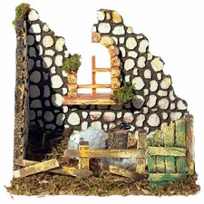 Recinto con pecore 20x14x16 cm
