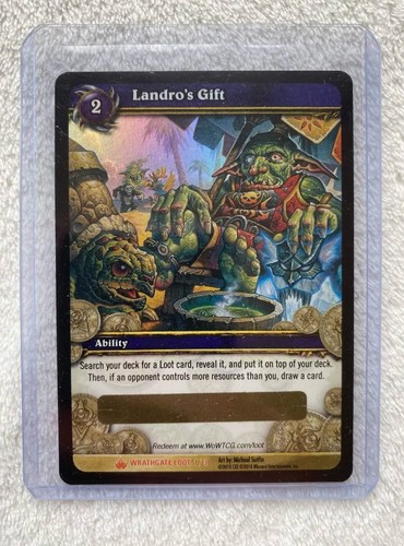 World warcraft loot card - of,