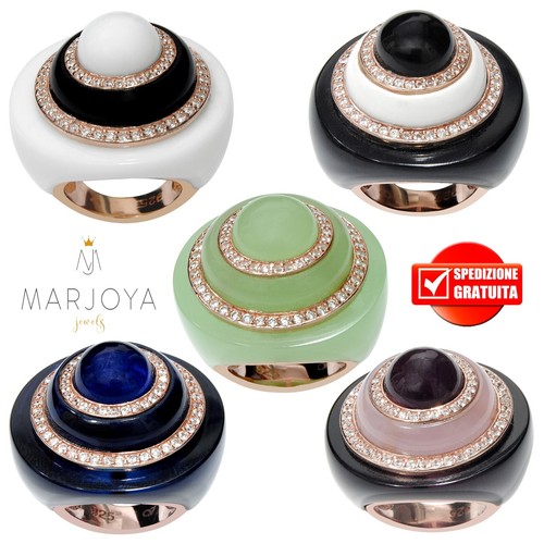 Anello con onice quarzo - anello, onice,quarzo