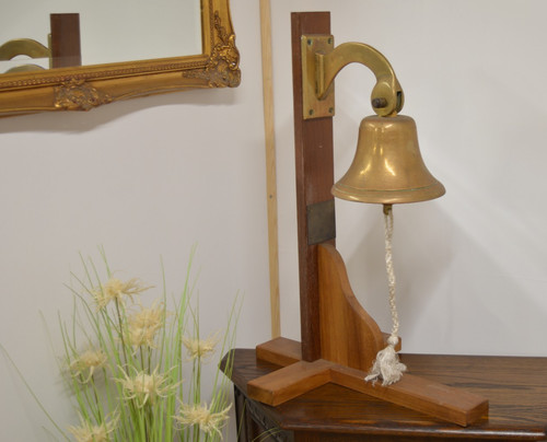 Large brass last orders bell - brass,