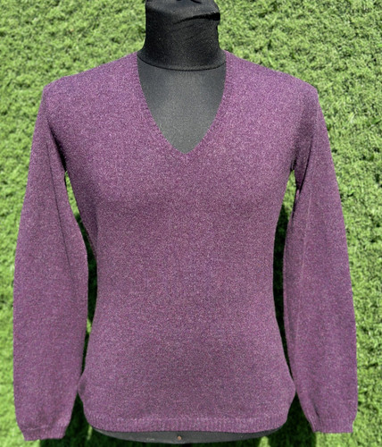Maglione loro piana viola - maglione,