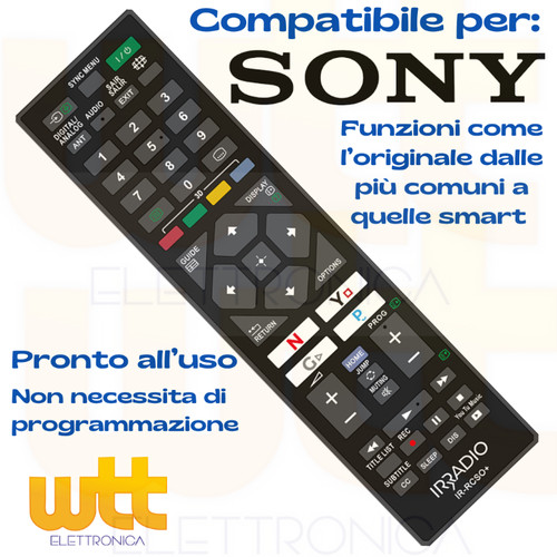 Telecomando universale sony - telecomando,