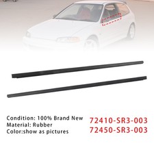 2PCS L&R Side Door Window Belt